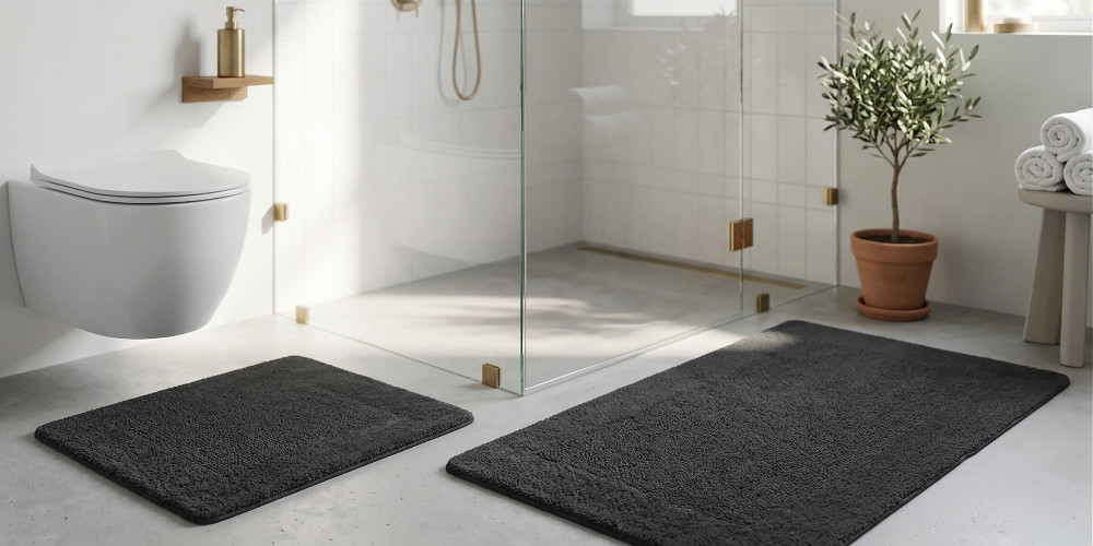 Bathroom carpet Fontechiari with all available colours